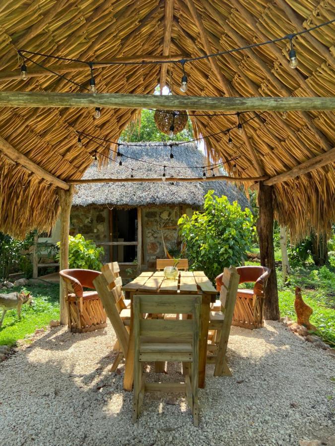 Encantadora Maya Tradicional En Rancho Agroecologico Hébergement de vacances Tzucaceb